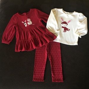 Gymboree 3 piece winter outfit 18-24 months/2T